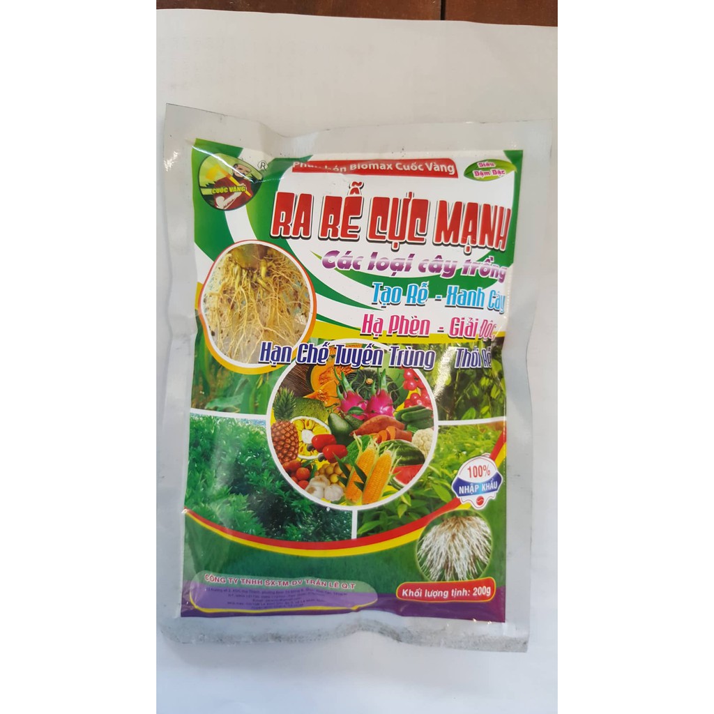 Phân bón ra rể Biomax