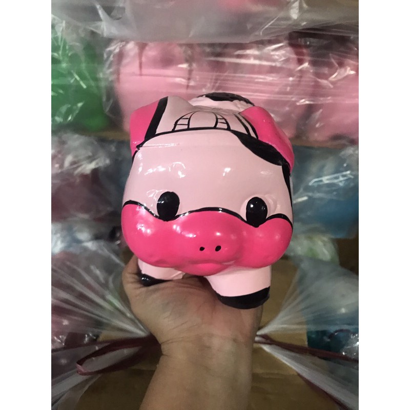 Heo đất bò sữa hồng size M