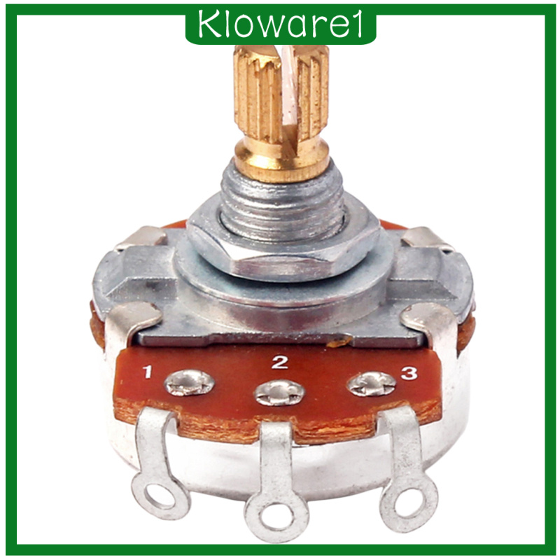 [KLOWARE1]5pcs/Lot Guitar Accessory Pot b250k Split Shaft Potentiometer Audio Key Tone