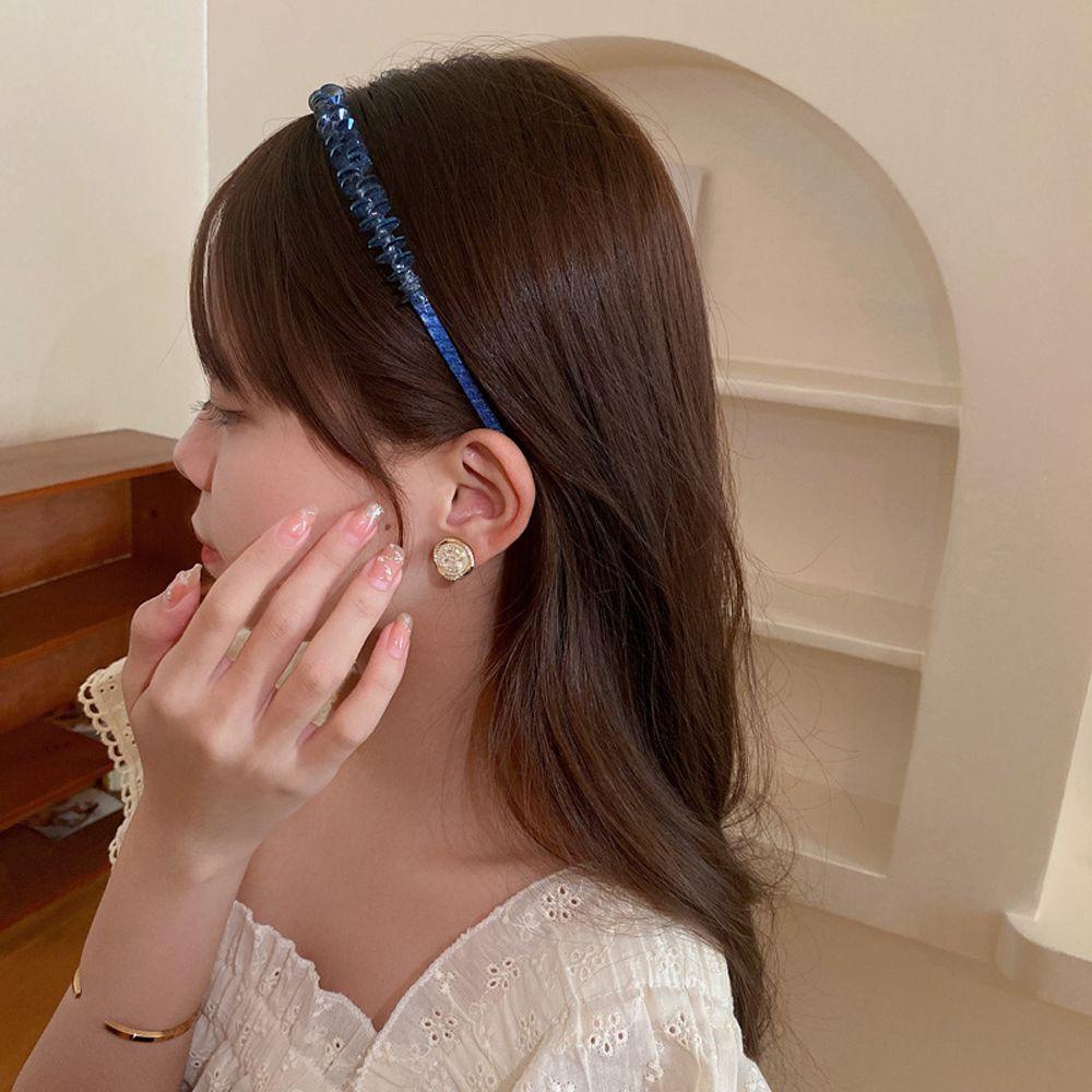 Dây Cột Tóc Bằng Hợp Kim Thiết Kế Hình Học Thanh Lịch Cho Nữ
