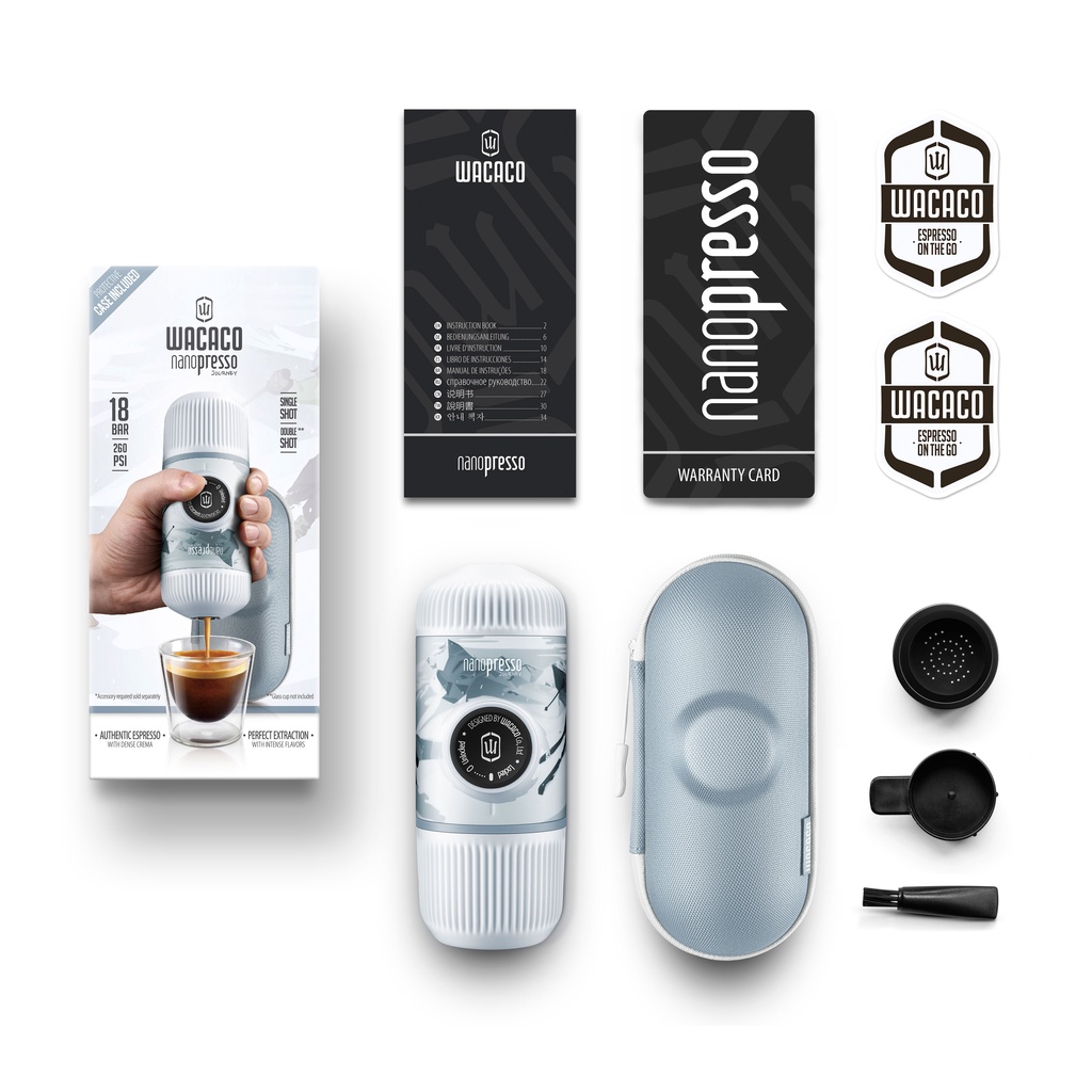 [CHÍNH HÃNG] Wacaco Nanopresso Journeys Limited Edition - Máy pha cà phê ép tay cao cấp từ Wacaco.