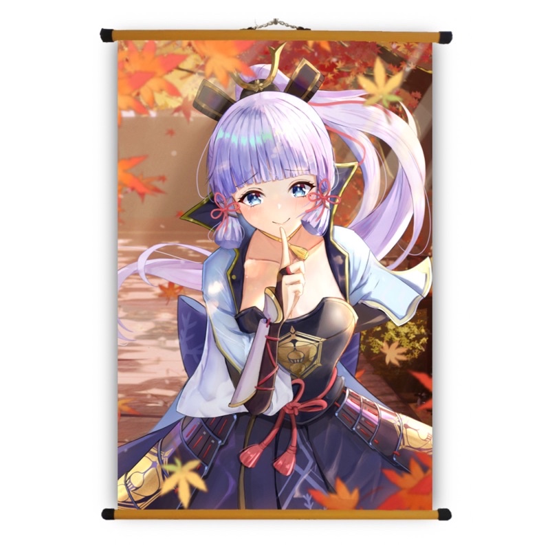 Poster Vải Ayaka  Genshin Impact