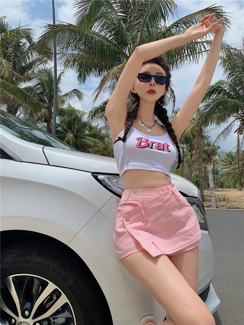 Quần short denim thời trang Hàn Quốc quyến rũ cho nữ | BigBuy360 - bigbuy360.vn
