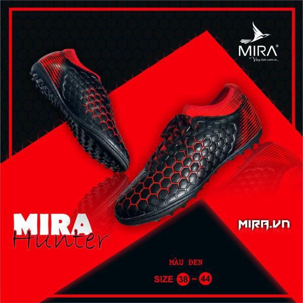 Giày Đá Bóng Sân Cỏ Nhân Tạo Chính Hãng Mira Hunter - Khâu Full Đế - Họa Tiết Bắt Mắt - Mẫu Mới Nhất 2022