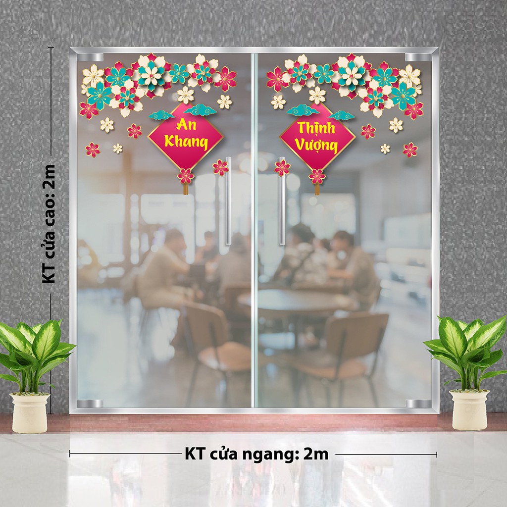 DECAL TRANG TRÍ TẾT 2021 SỐ 53