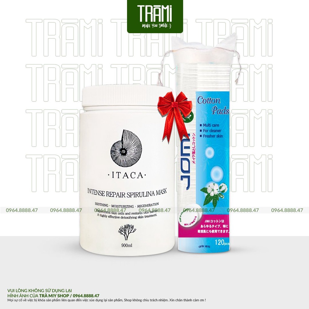 [CHÍNH HÃNG] Mặt Nạ Tảo Tươi Chuyên Dụng Spa Itaca Intense Repair Spirulina Mask Hàn Quốc.