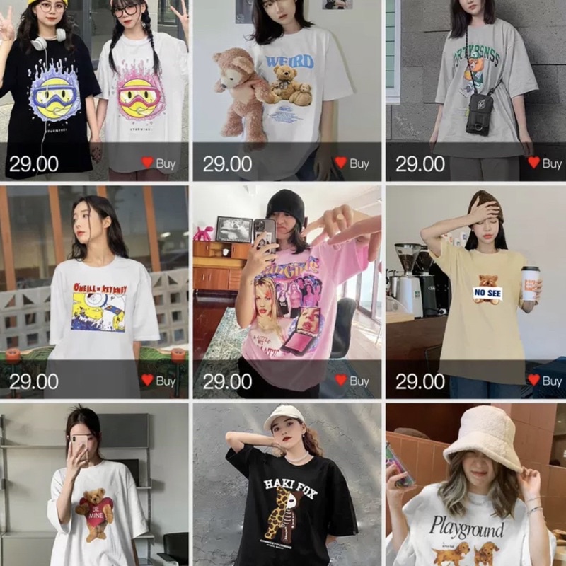 Áo phông Nelly các loại