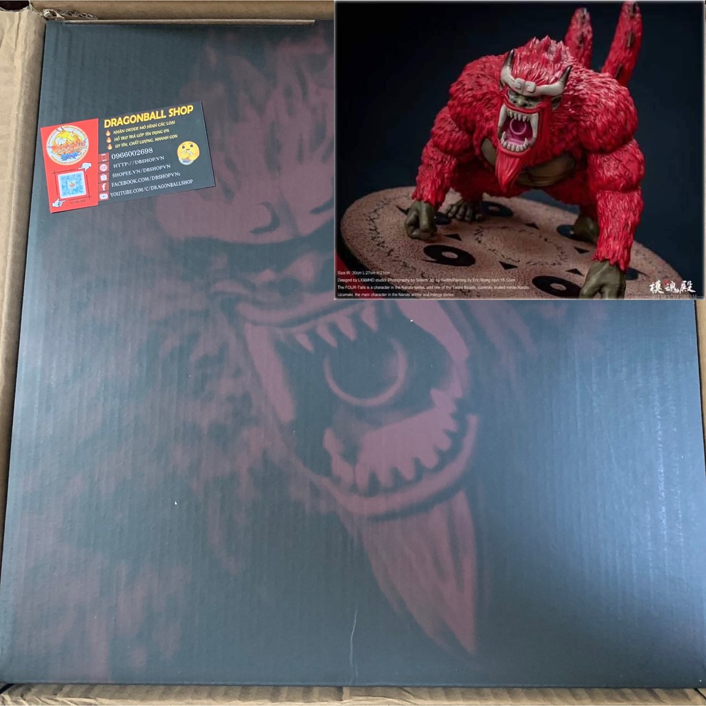 Mô hình Naruto Resin chính hãng - Tứ Vĩ Sokou LX Studio