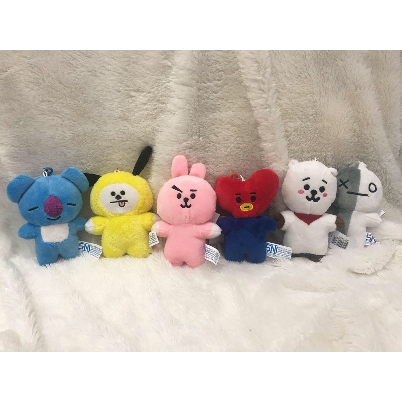 Móc Khóa Hình Các Nhân Vật Bt21 Koya Chimmy Cooky Tata Rj Van