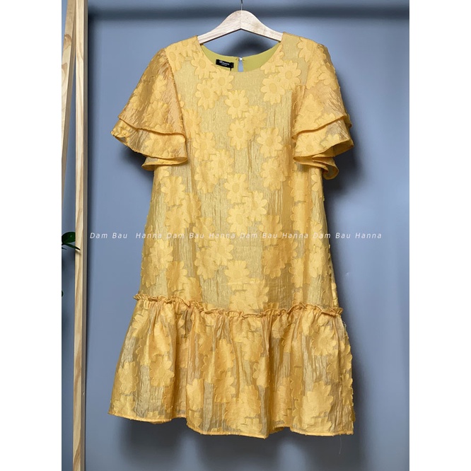 [HANNA] Đầm bầu dự tiệc sang chảnh cho mẹ trẻ có size 40-80kg mẫu xinh vải cao cấp thoáng mát không nhăn đầm dài qua gối