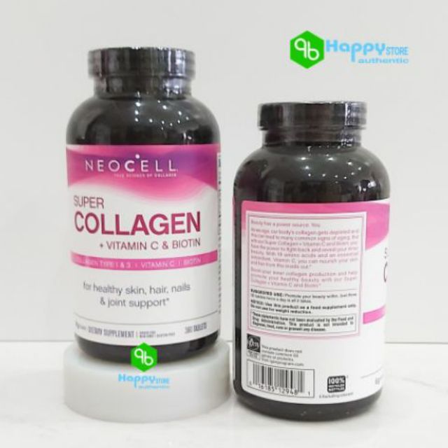 💊💊 MẪU MỚI VIÊN UỐNG BỔ SUNG COLLAGEN - NEOCELL SUPER COLLAGEN +C Type 1 & 3, 360 viên, Mỹ. 💊💊 | BigBuy360 - bigbuy360.vn