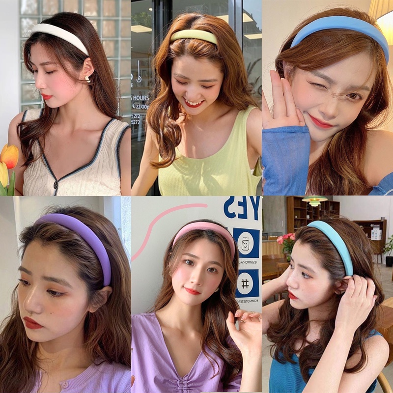 Băng Đô Vải Bản Rộng Phong Cách Hàn Quốc Thời Trang Dành Cho Nữ