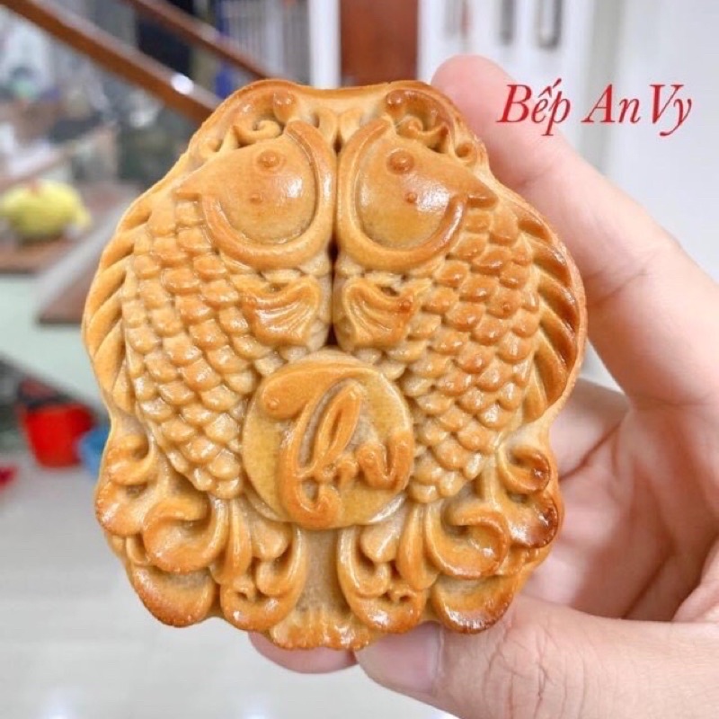 Khuôn lò xo 1 nhấn 2 mặt song ngư