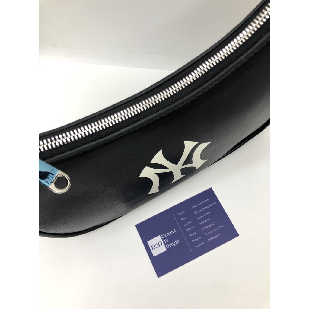 Túi Đeo Vai M.L.B Da Cao Cấp Logo In To Siêu Đẹp