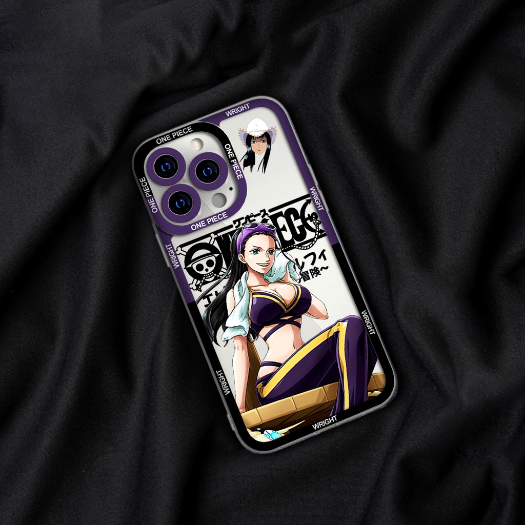 Ốp lưng iphone cạnh vuông Nico Robin One Piece anime hoạt hình Wrightcase 6plus/7/8/8plus/x/xs/11/12/pro/max/plus/promax