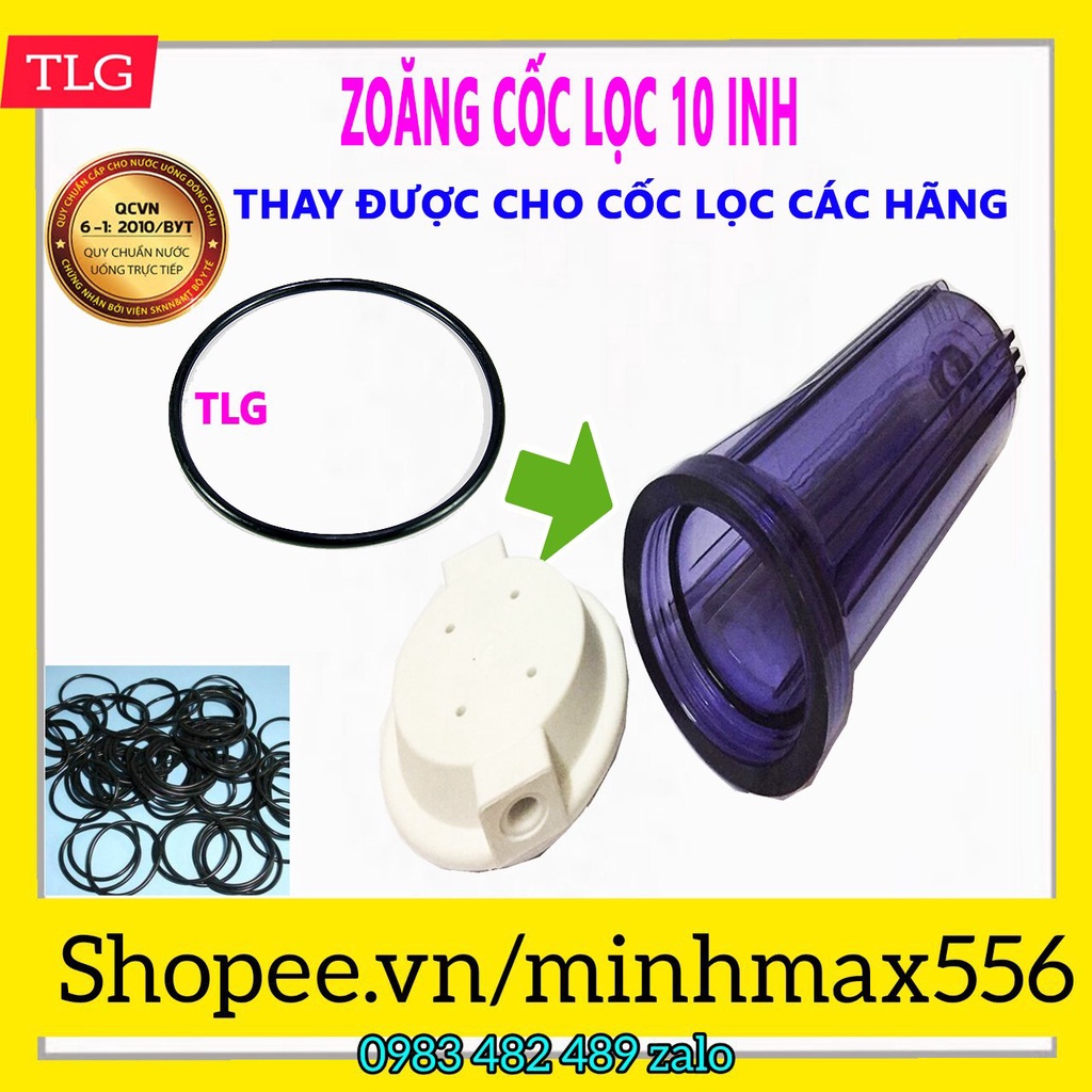 ZOANG CAO SU CỐC LỌC 10INH CHO MÁY LỌC GIA ĐÌNH [ GIOĂNG CAO SU CỐC LỌC 10INH