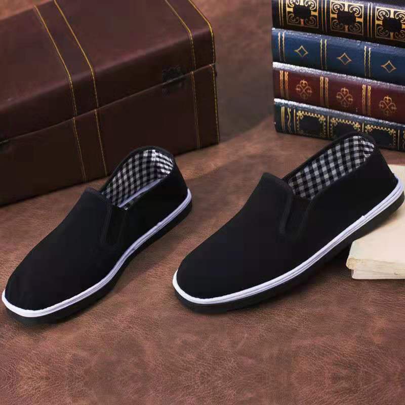 Giày Vải Canvas Đế Mềm Thoáng Khí Thiết Kế Đơn Giản Trẻ Trung Bou327