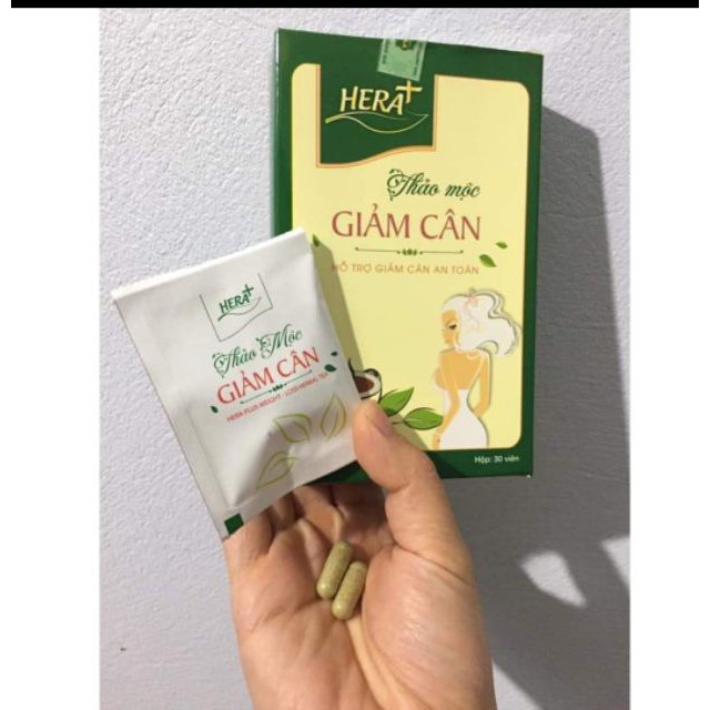 Thảo Mộc Trà Giảm Cân Hera Chính Hãng ❤️FREESHIP❤️ Hera Plus Sản phẩm không phải là thuốc