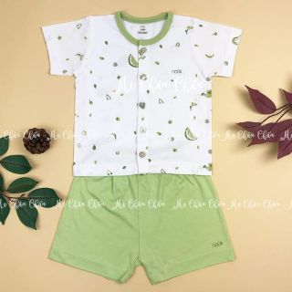 Bộ NOUS cộc xanh cài thẳng và cài vai