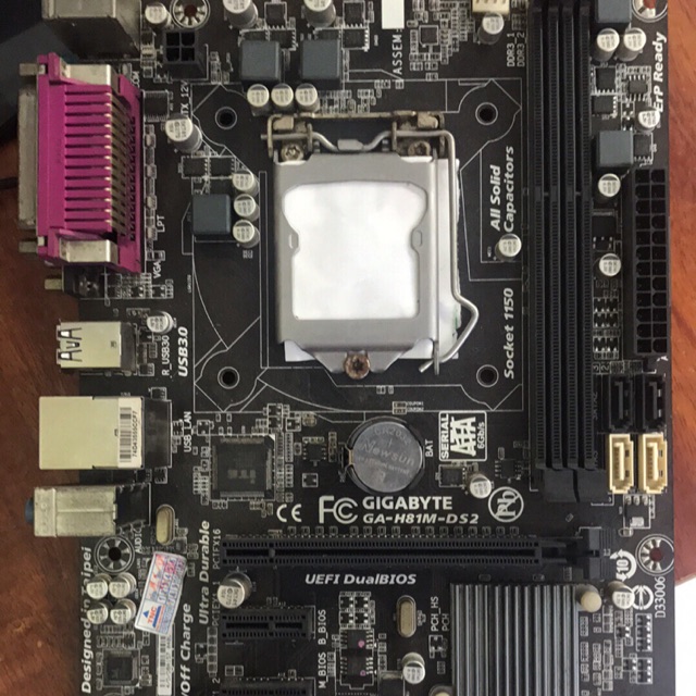 Main giga h81ds2 đủ chặn zin
