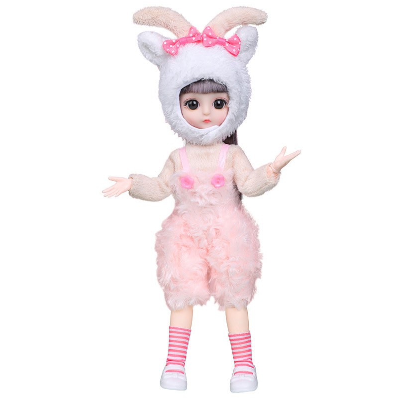 Búp Bê BJD Em Bé Cao 30cm 12 Khớp Cực Dễ Thương