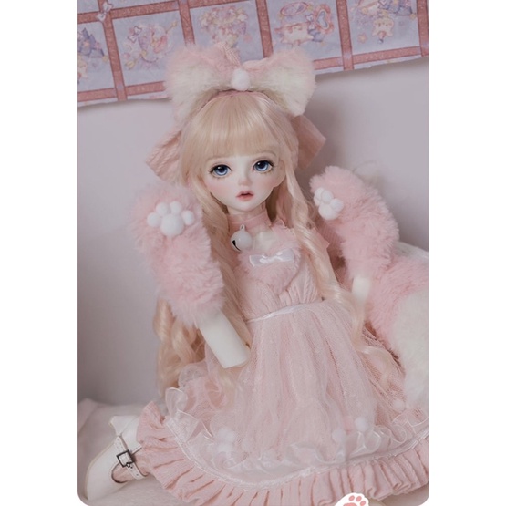 Búp bê BJD nữ 1/4 tiểu hồ ly đáng yêu