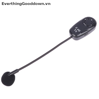 EverthingGooddown Headset 2.4G Wireless Microphone Transmitter With Receiver for Voice Amplifier vn