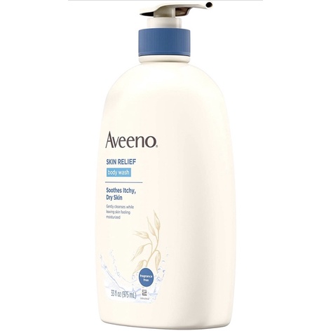SỮA TẮM/ DƯỠNG THỂ CHO DA KHÔ Aveeno SKIN RELIEF 975ML
