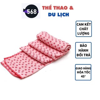 Khăn Trải Thảm Yoga 568KTT01 Chất Liệu Microfiber Dày Chống Trượt Thấm Mồ Hôi Cao Cấp [Tặng Túi Đựng Khăn]