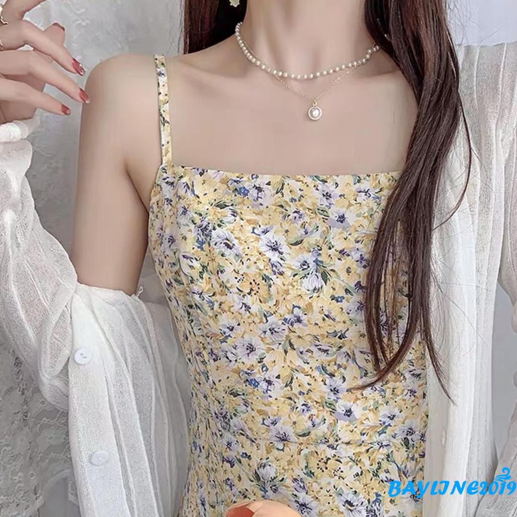 Vòng cổ hợp kim hai lớp đính ngọc trai nhân tạo thời trang