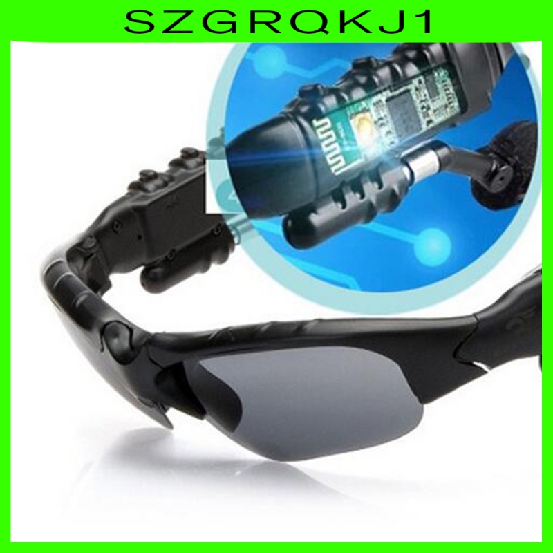 Kính Mát Tích Hợp Tai Nghe Bluetooth Không Dây Kèm Mic Cho Lái Xe