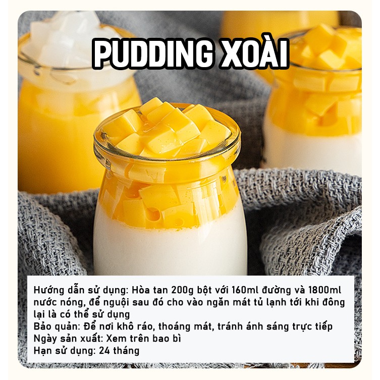 Pudding xoài