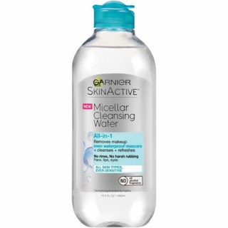 Nước tẩy trang GARNIER SKINACTIVE MICELLAR CLEANSING WATER 400 ml ( hồng)