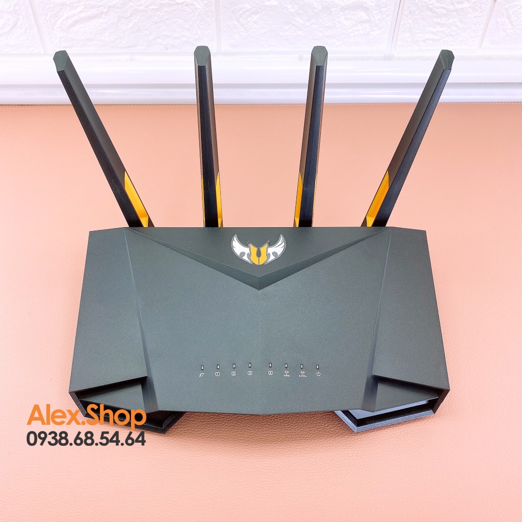 Asus TUF AX3000 Phát WiFi Gaming Lõi 3 1.5Ghz, Ram 512M Cổng Port Gaming AiMesh