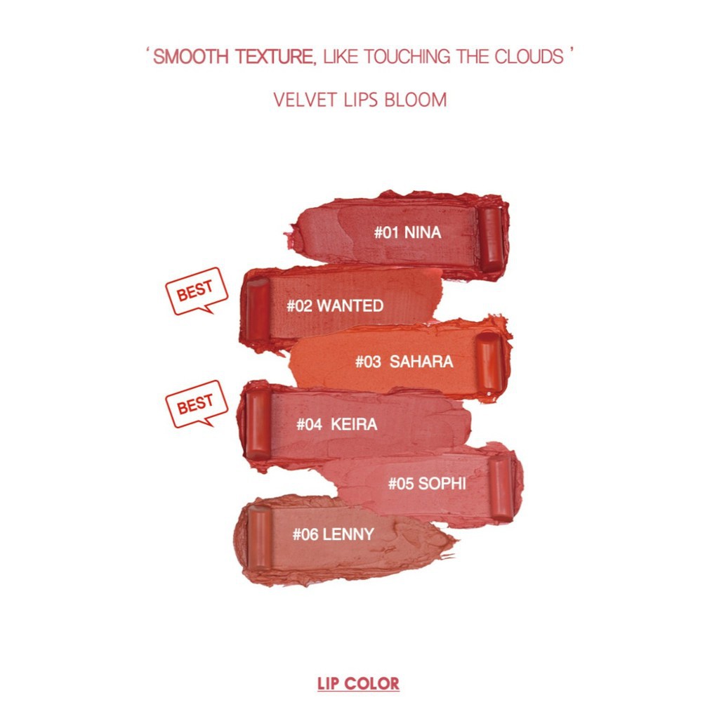 Son thỏi SON & PARK Blooming Lipstick Velvet