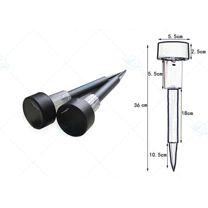 Đèn trang trí sân vườn đổi màu năng lượng mặt trời  SOLAGA HT410D