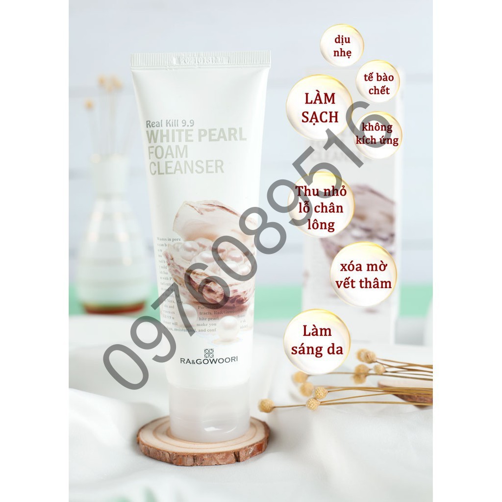 Sữa Rửa Mặt Ngọc Trai Real Kill Ra&amp;Gowoori