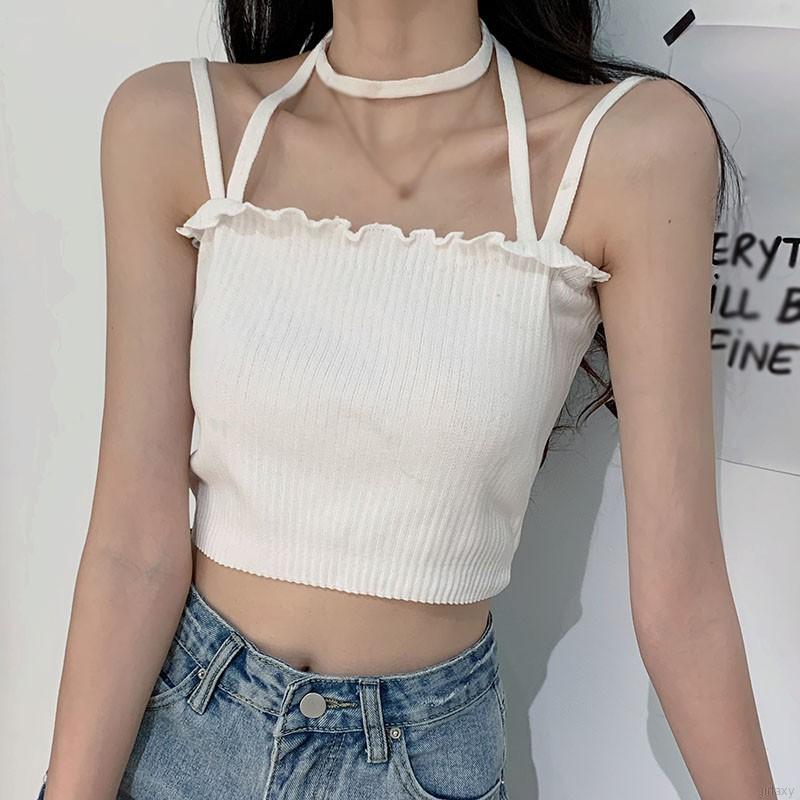 Áo dây không tay màu trơn thời trang Hàn Quốc