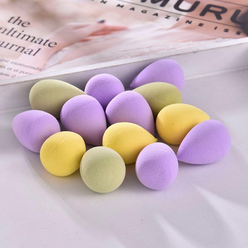 Set 6 Mút Trang Điểm Mini Mềm Mại Hình Trứng Che Khuyết Điểm Có Thể Sử Dụng Dạng Khô Và Ướt