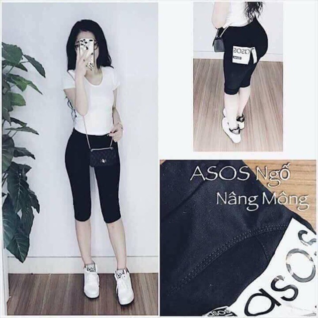 Quần Asos Ngố Lửng Nâng Mông Loại Đẹp Co Giãn Thoáng Mát | BigBuy360 - bigbuy360.vn