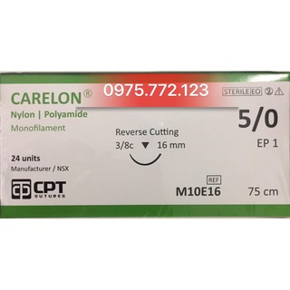 Chỉ nhấn mí carelon cpt 5/0 hộp 24 tép