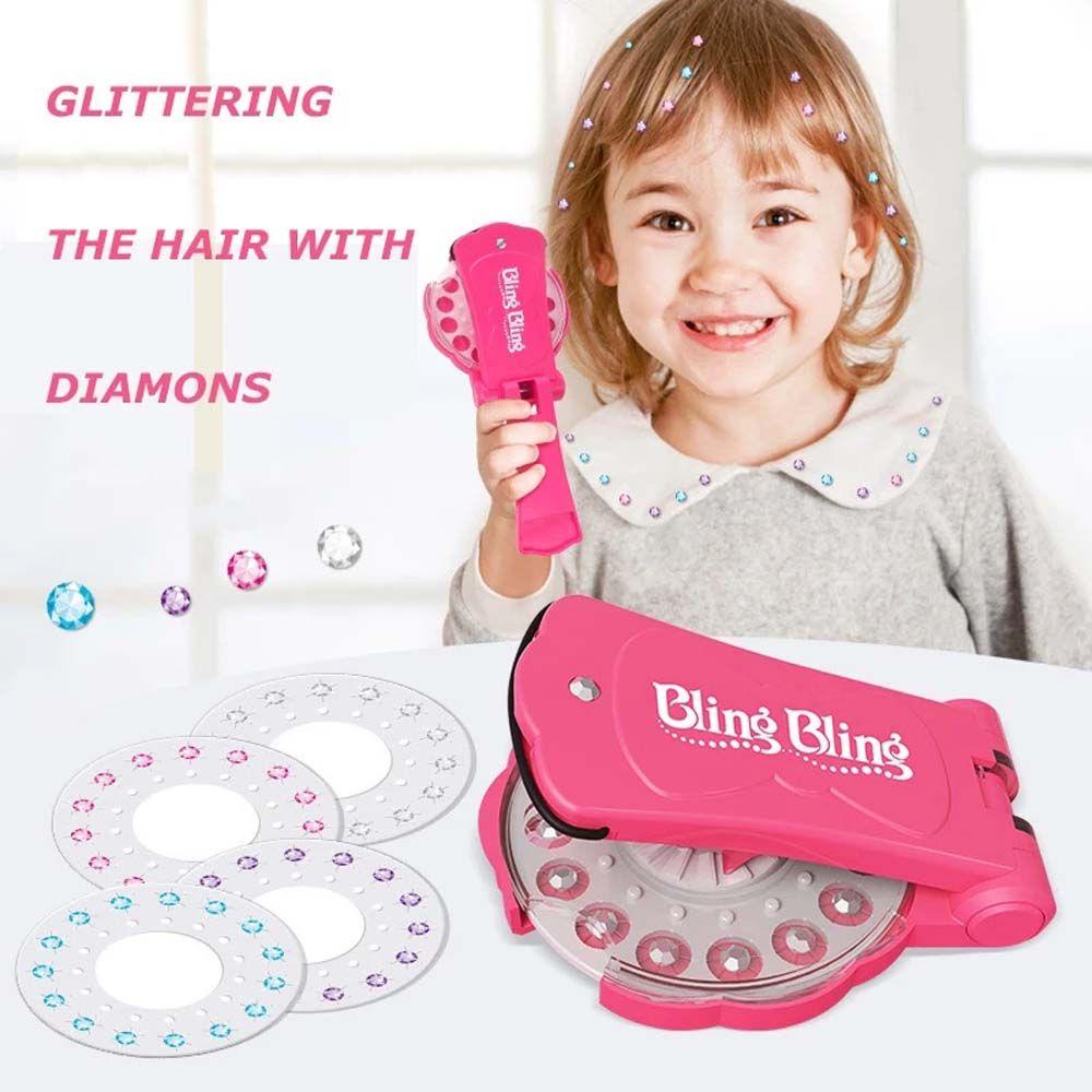 Mmluck Đồ Chơi Thắt Bím Tóc Lấp Lánh DIY Trang Trí Quần Áo Cho Bé Gái