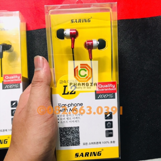 [Bảo hành 6 tháng] Tai nghe có dây dành jack cắm cổng tròn, âm thanh hay