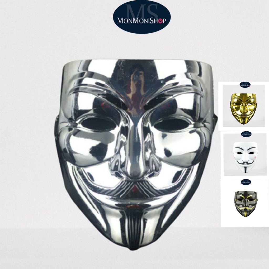 Mặt Nạ HACKER Anonymous/ Mặt Nạ Hóa Trang Halloween Cực Ngầu chất lượng đảm bảo
