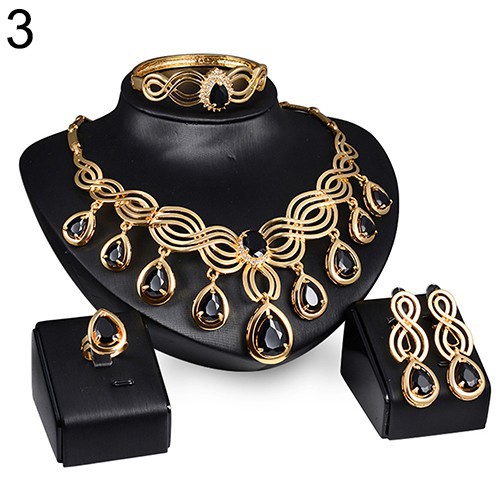 Bộ Trang SứC HợP Kim ĐíNh Đá Sang TrọNg