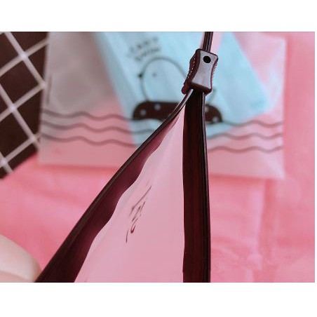 Túi đựng khẩu trang chống bụi - TÚI ZIP TRONG MỜ cao cấp 20x13.5cm | BigBuy360 - bigbuy360.vn