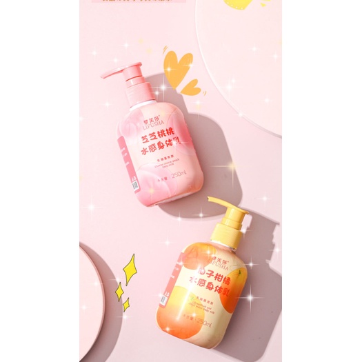 _Ảnh Thật_ Kem Dưỡng Da Body Lotion  LIFUSHA  Nâng Tone Da BODY MILK 250ml Auth Nội Địa