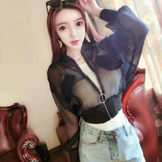 [ Order]  khoác mỏng xuyên thấu