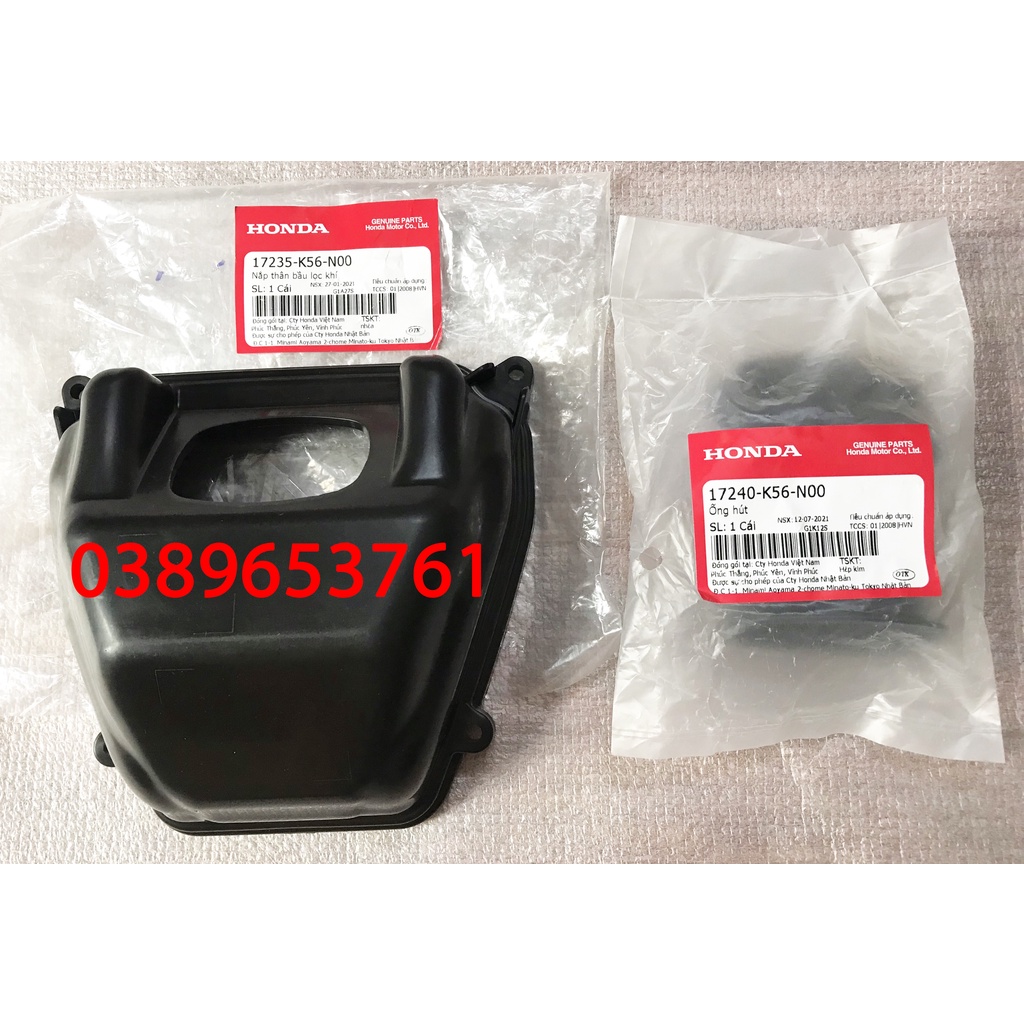 Nắp thân bầu lọc gió Winner V1 Zin chính hãng Honda
