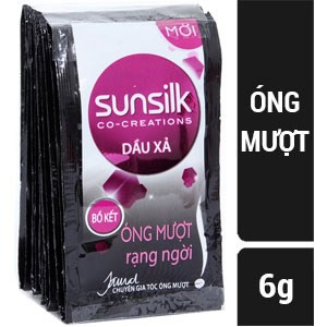 🌺🌺*Combo 10 Dây Dầu Xả Sunsilk Óng Mượt Rạng Ngời 6g (Dây 12 Gói)